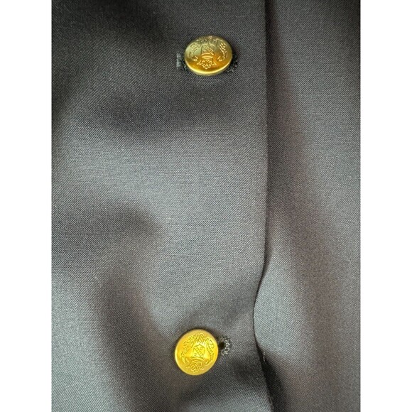 Hart Schaffner Marx Blazer Mens Size 42L 2 Button Navy Single Breasted - Picture 9 of 16